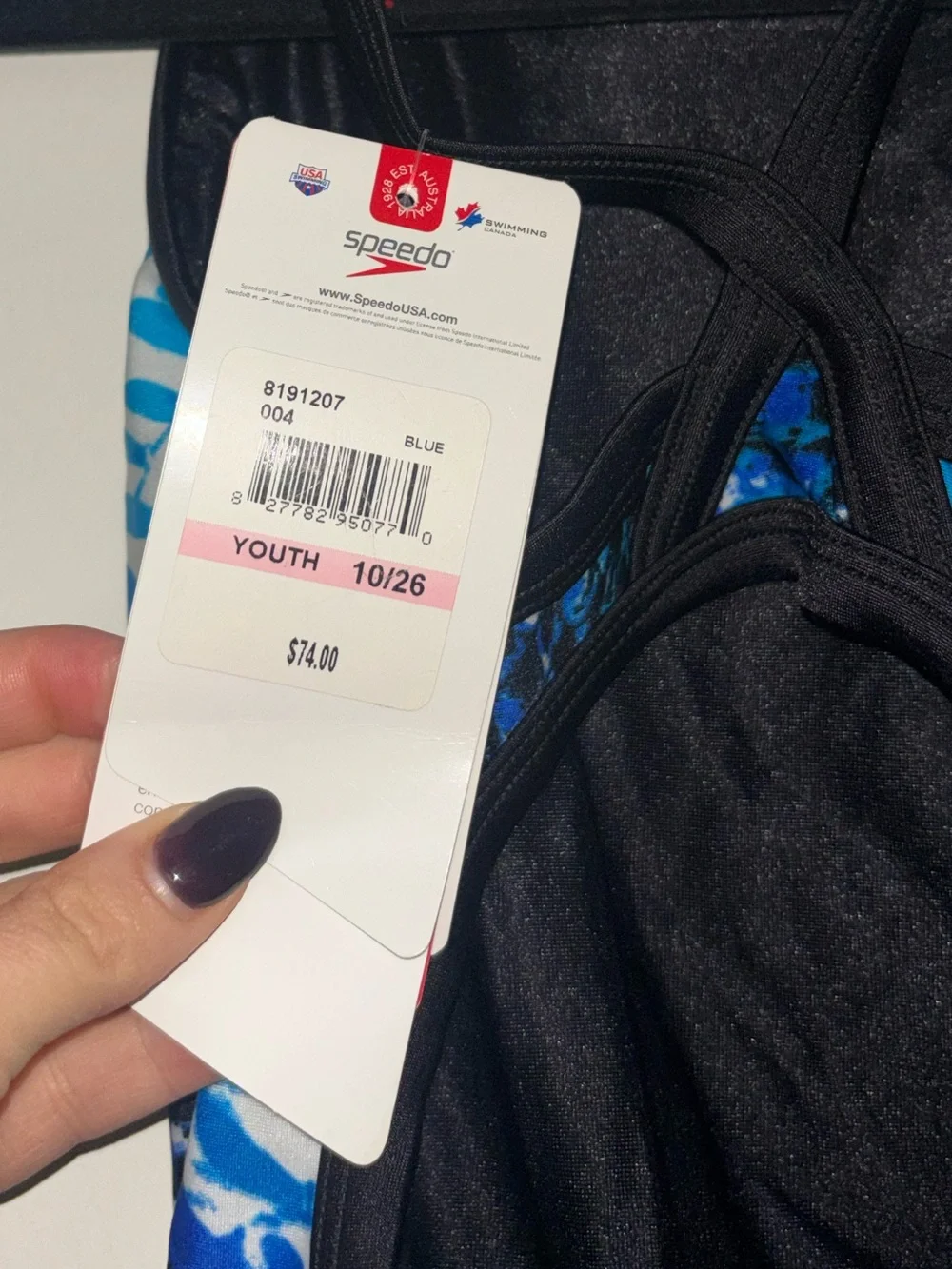 Speedo bold blue